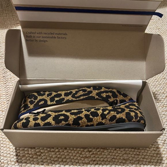 Rothy’s Classic Leopard Ballet Flats 9.5 - Picture 2 of 8